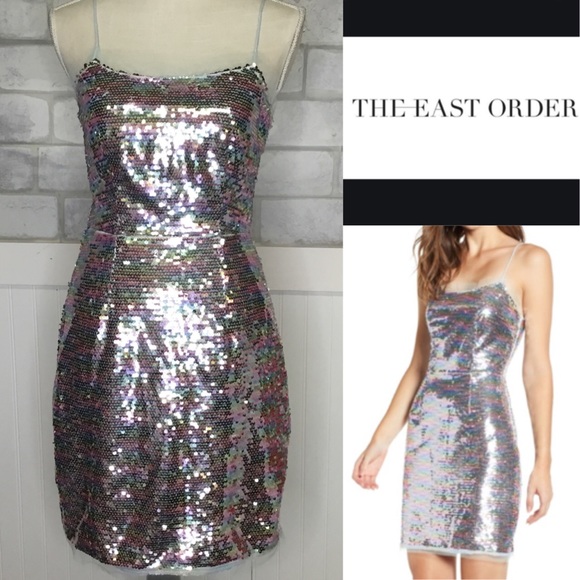 the east order Dresses & Skirts - The east order pastel rainbow sequin dress
